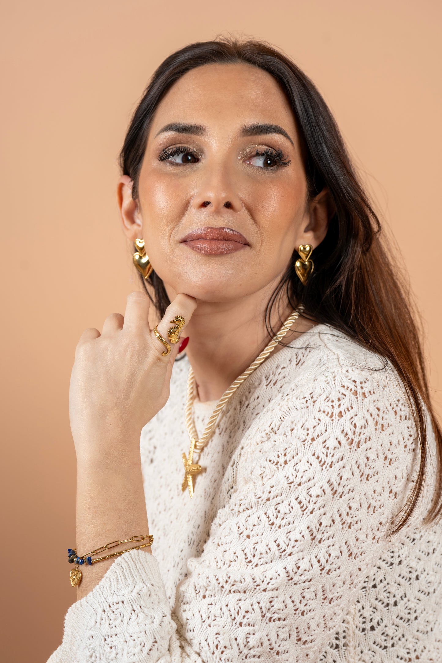 Peru Bracelet – Coastal Elegance with a Touch of Blue