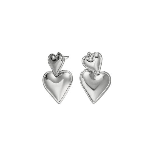 Paris Silver Earrings - Elegant, Classic and Waterproof