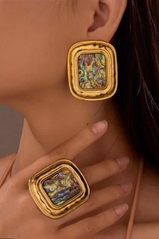 Conjunto Pendientes y Anillo Deluxe